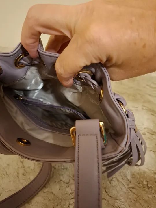 Bolsa MK couro legítimo EUA - Foto 4