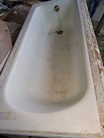 Cocho para gado /Banheira antiga em ferro fundido - Foto 2