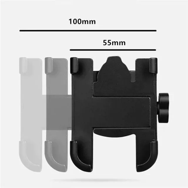 Suporte Celular de alumínio para Moto Bike Giratório 360 Resistente