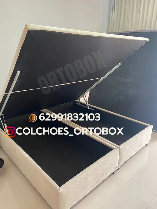 Cama Box Baú Queen size blindado e reforçado - Foto 2