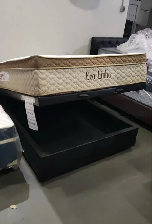 Cama com baú 649 FRETE GRÁTIS ENTREGA HOJE !!! 