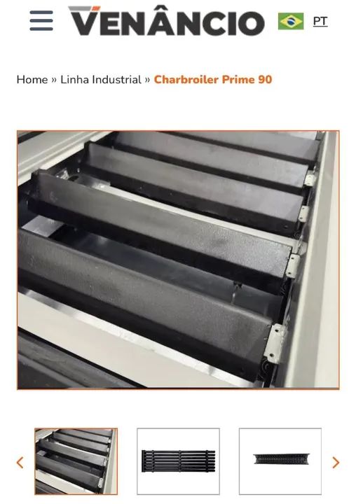 Chapa char broiler linha prime marca venâncio - top do mercado  - Foto 4