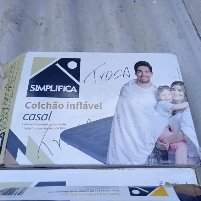 Colchão inflável casal Simplifica - Novo