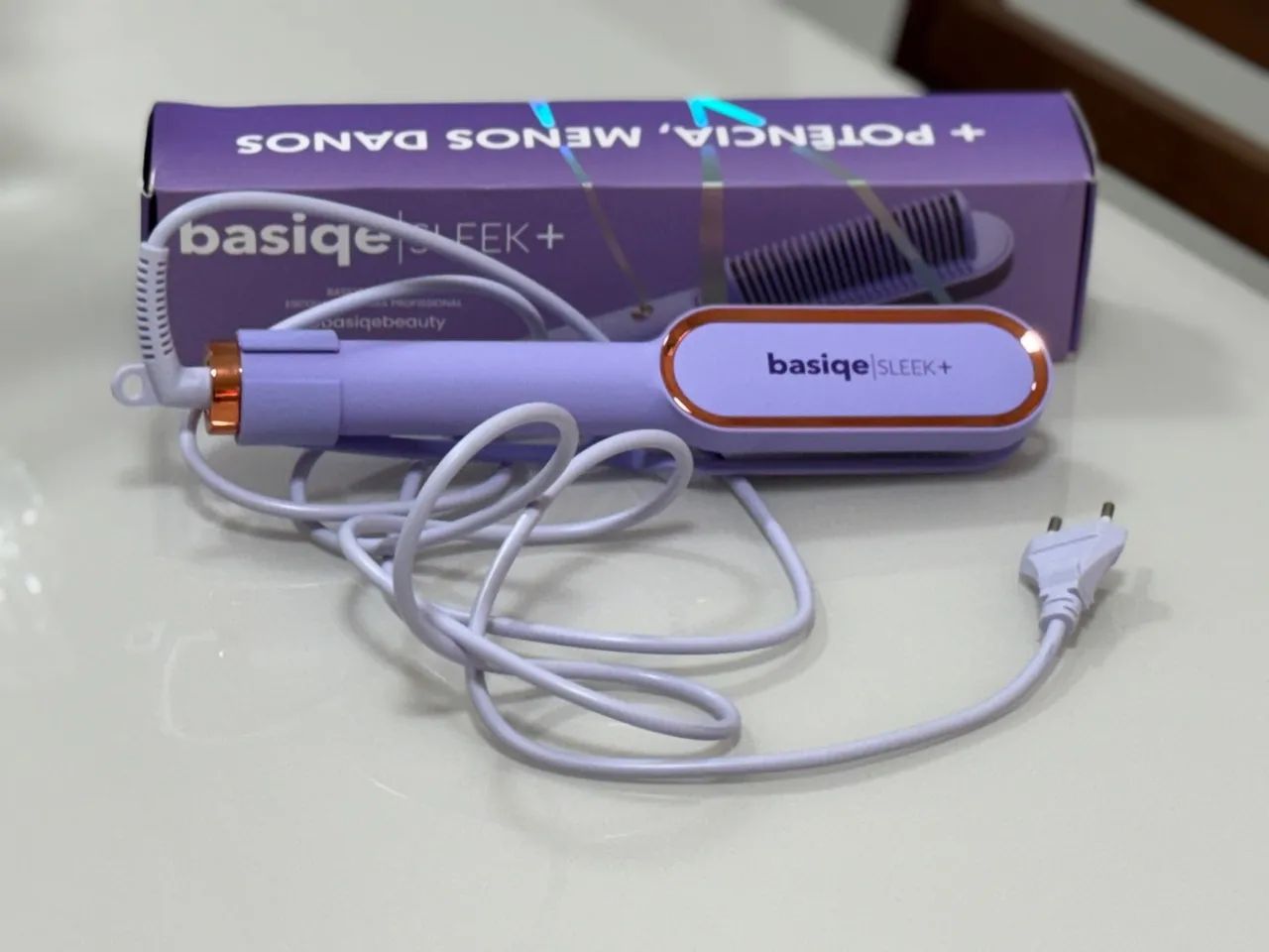 Prancha de Cabelo Basiqe Sleek+ - Nova