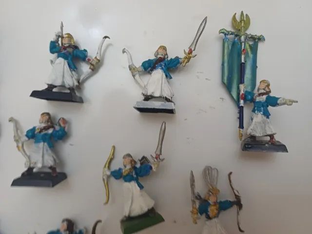 Warhammer Fantasy High Elves Archers, Pintado, Com Comando - Foto 2