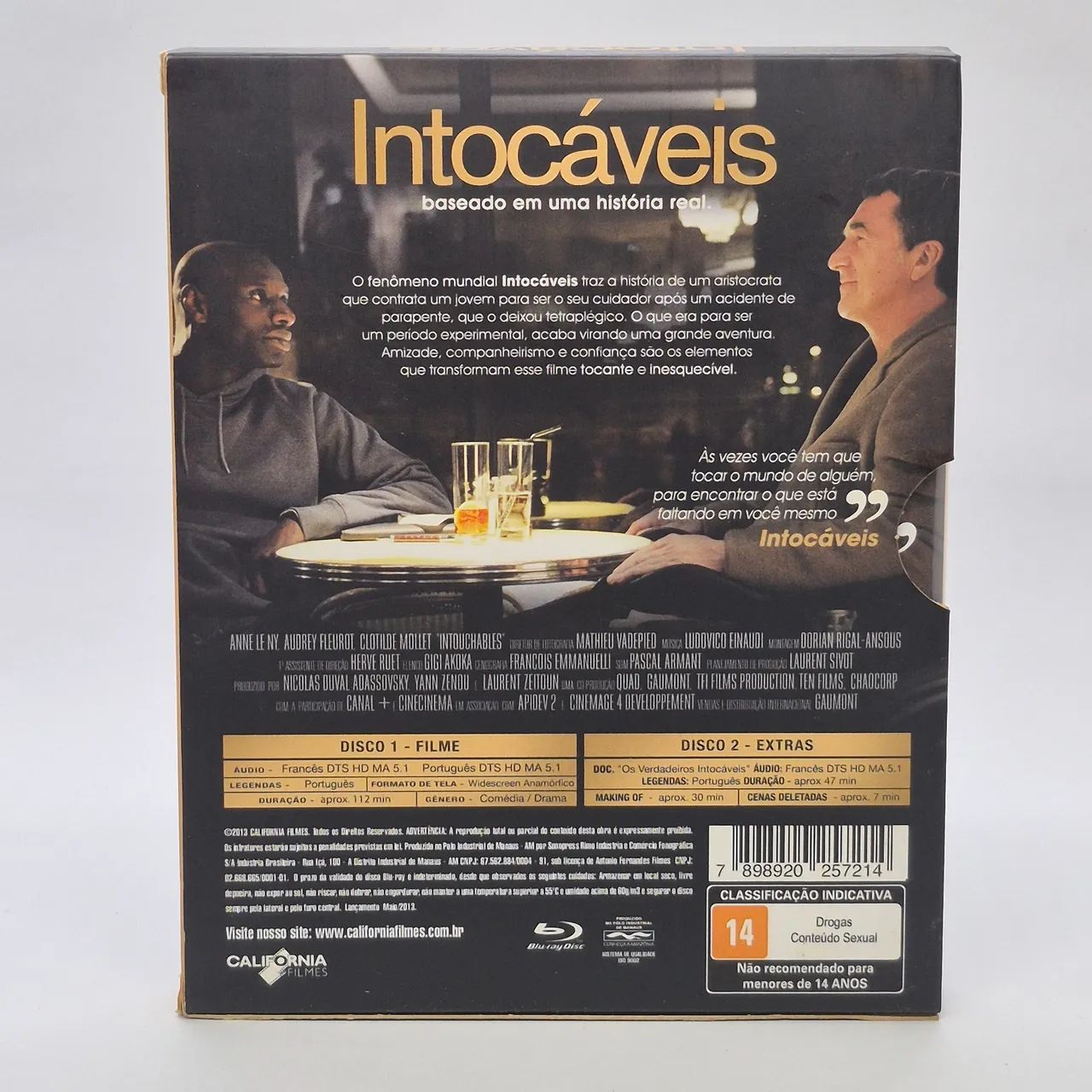 Blu-ray Duplo - Intocáveis (Edoção de Colecionador) - Foto 2
