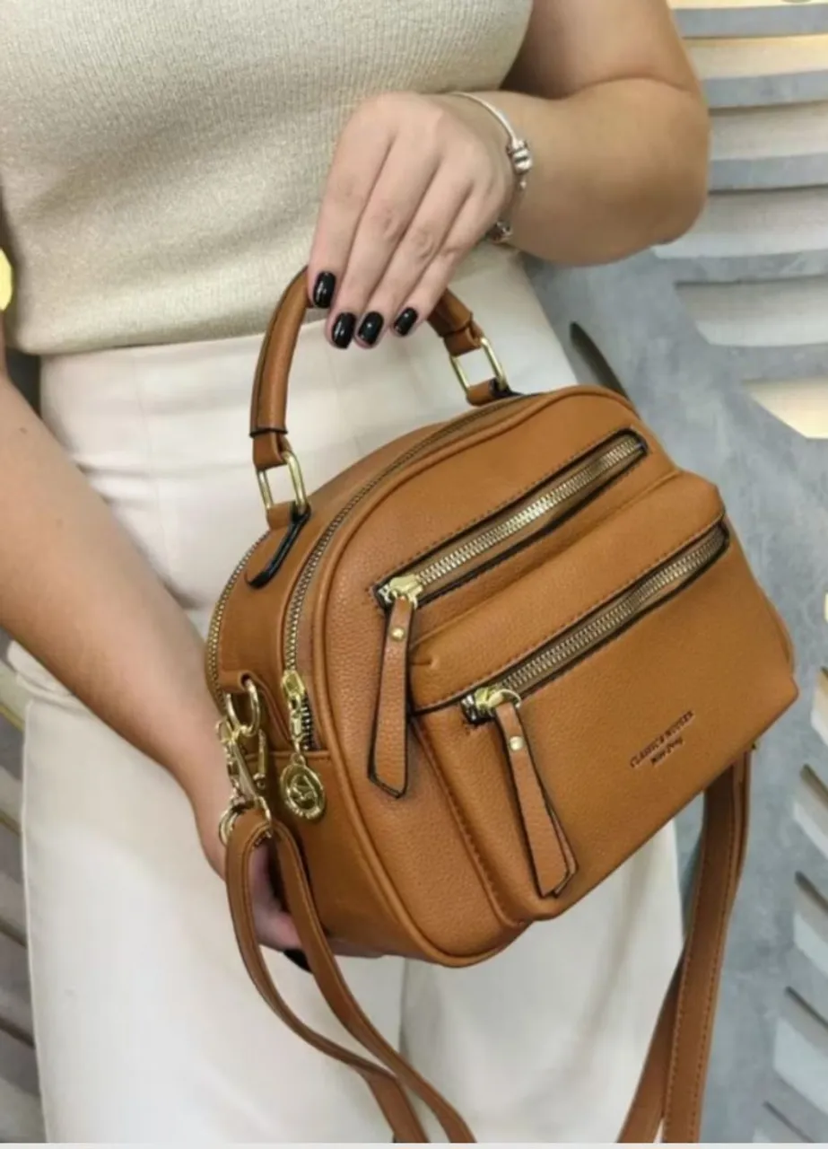 Bolsa de Ombro caramelo - Charmosa e Estilo