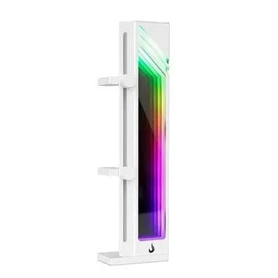 Suporte de Placa de Vídeo Rise Mode ARGB Aura V1 Branco - Foto 2