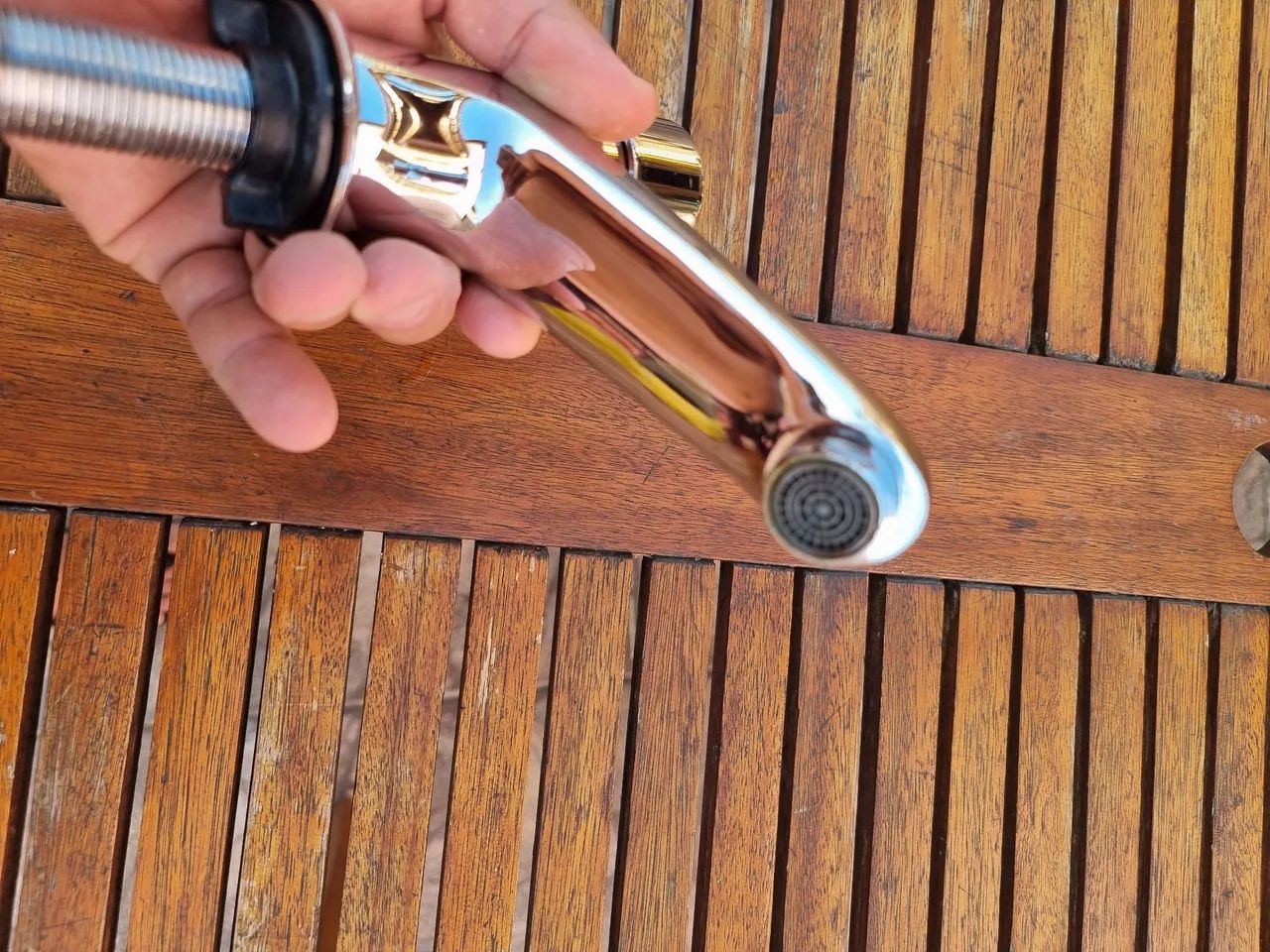 Torneira para Banheiro de Mesa Fabrimar Acquapress Antivandalismo - Foto 4
