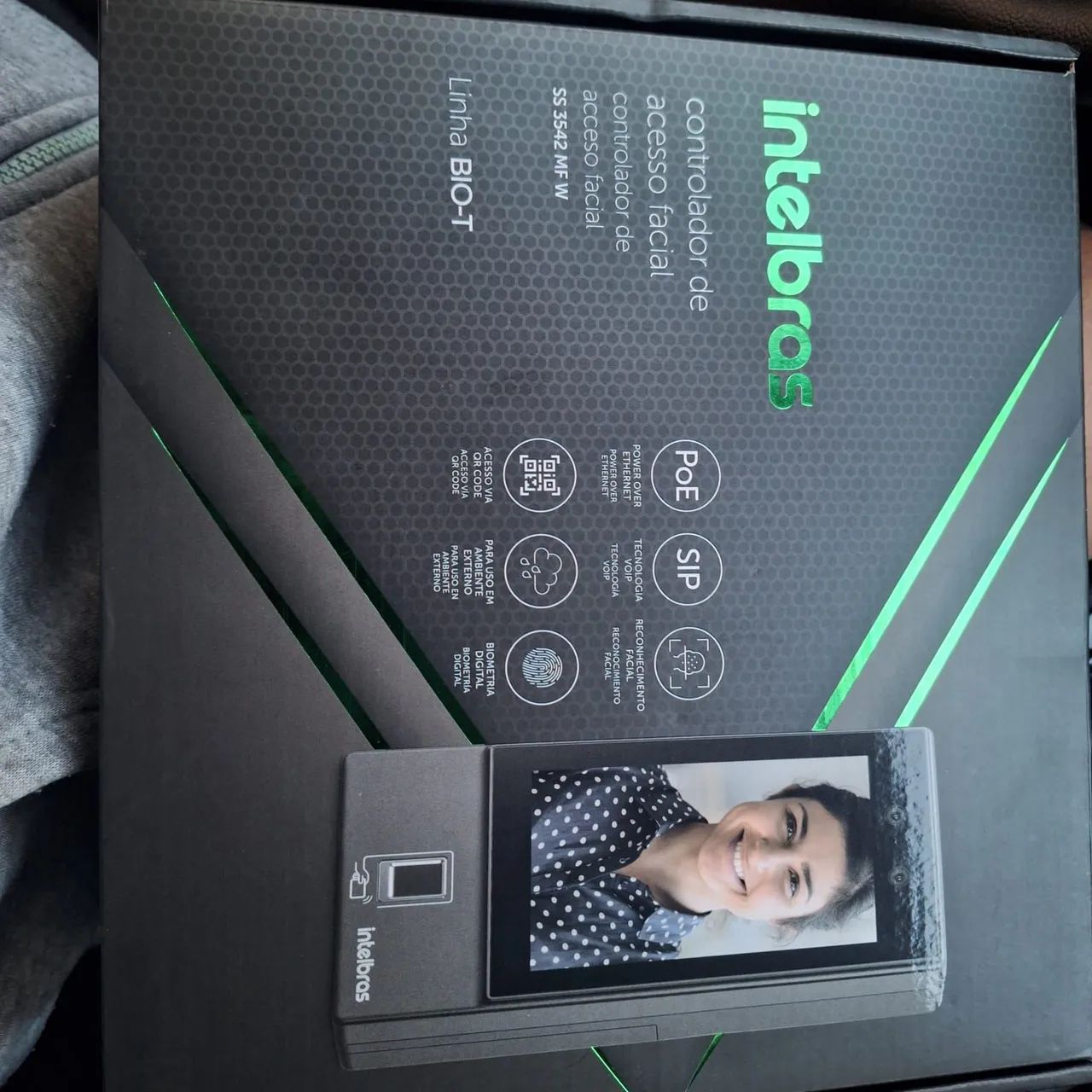 Controlador de Acesso Facial Intelbras Bio-T SS 3542 MF W