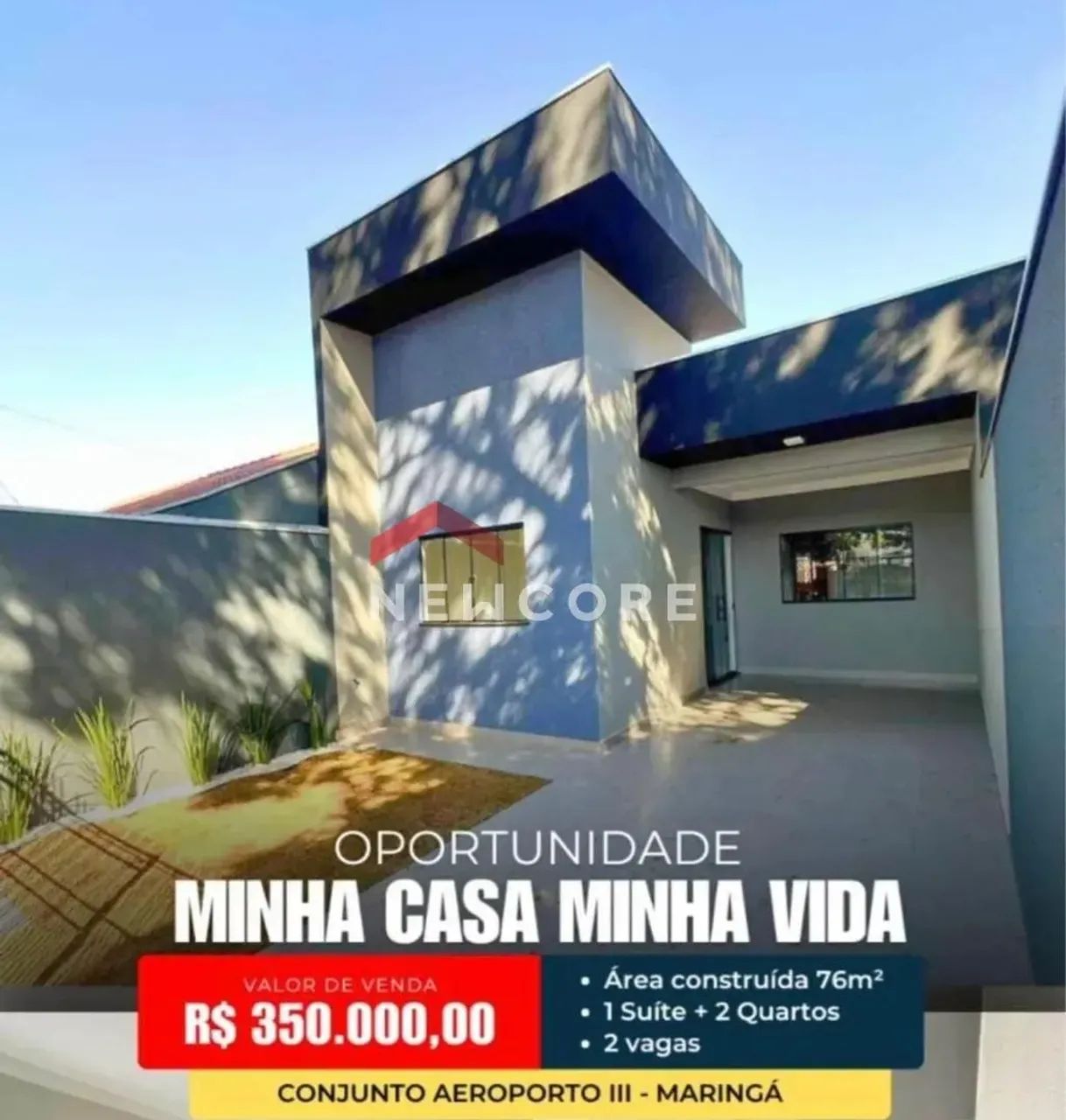 Casa em Rua Maria Joana Bueno de Souza - Parque Residencial Aeroporto - Maringá/PR
