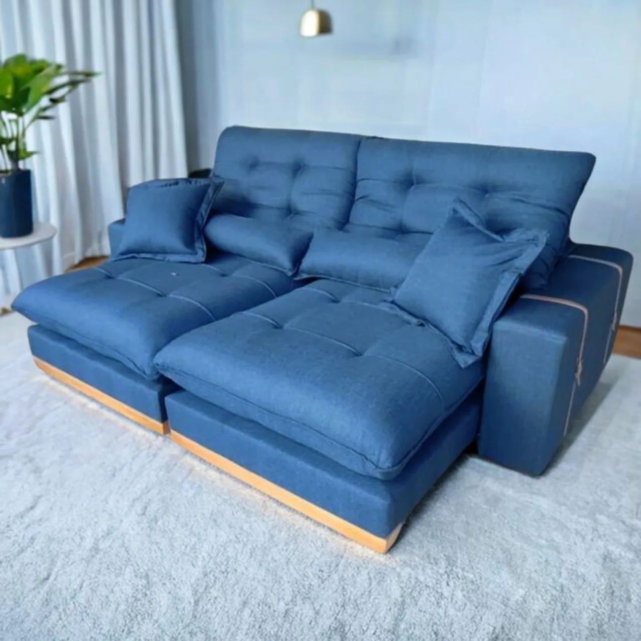 SOFÁ 2.5 METROS COM MOLAS ENSACADAS ALTO PADRÃO DE CONFORTO E DURABILIDADE!! UWUTYT