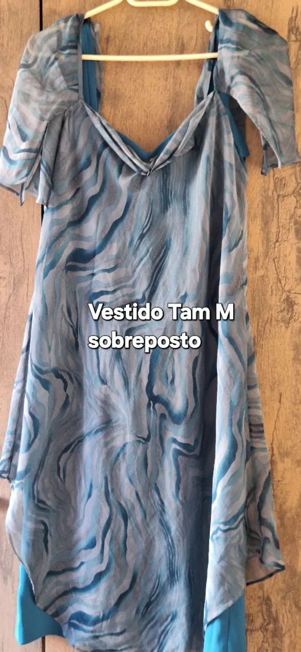 Vestido Tam M Sobreposto - Foto 3