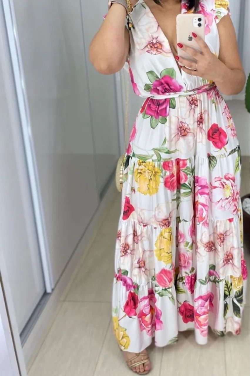 Vestido Longo  Feminino 44/46