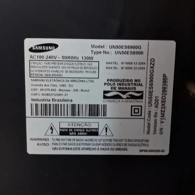 SMART TV Samsung UN50ES6900G