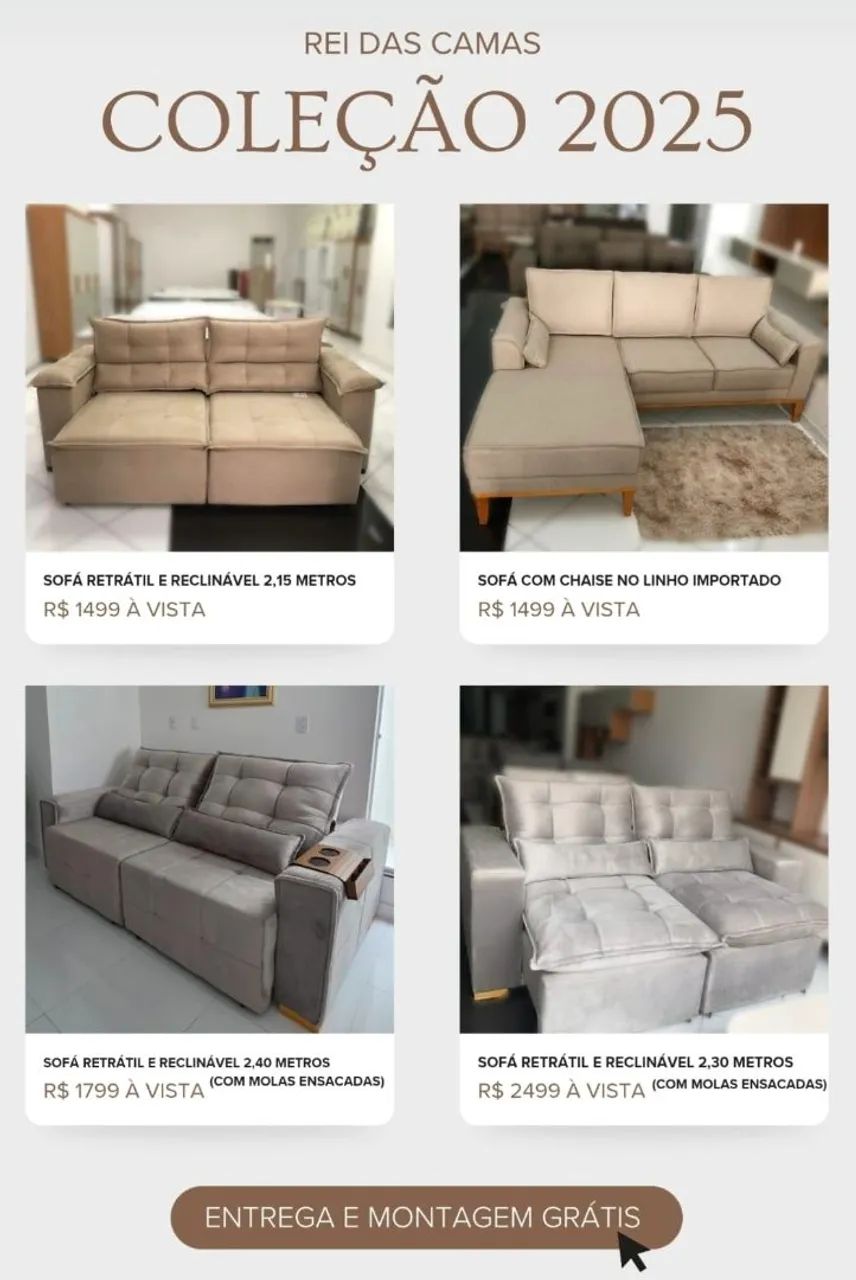 Sofá Luxo - Temos diversos modelos  - Foto 2