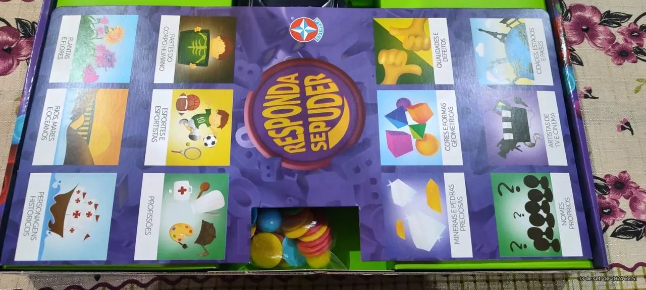 Responda Se Puder - Estrela- jogo de tabuleiro - Foto 2