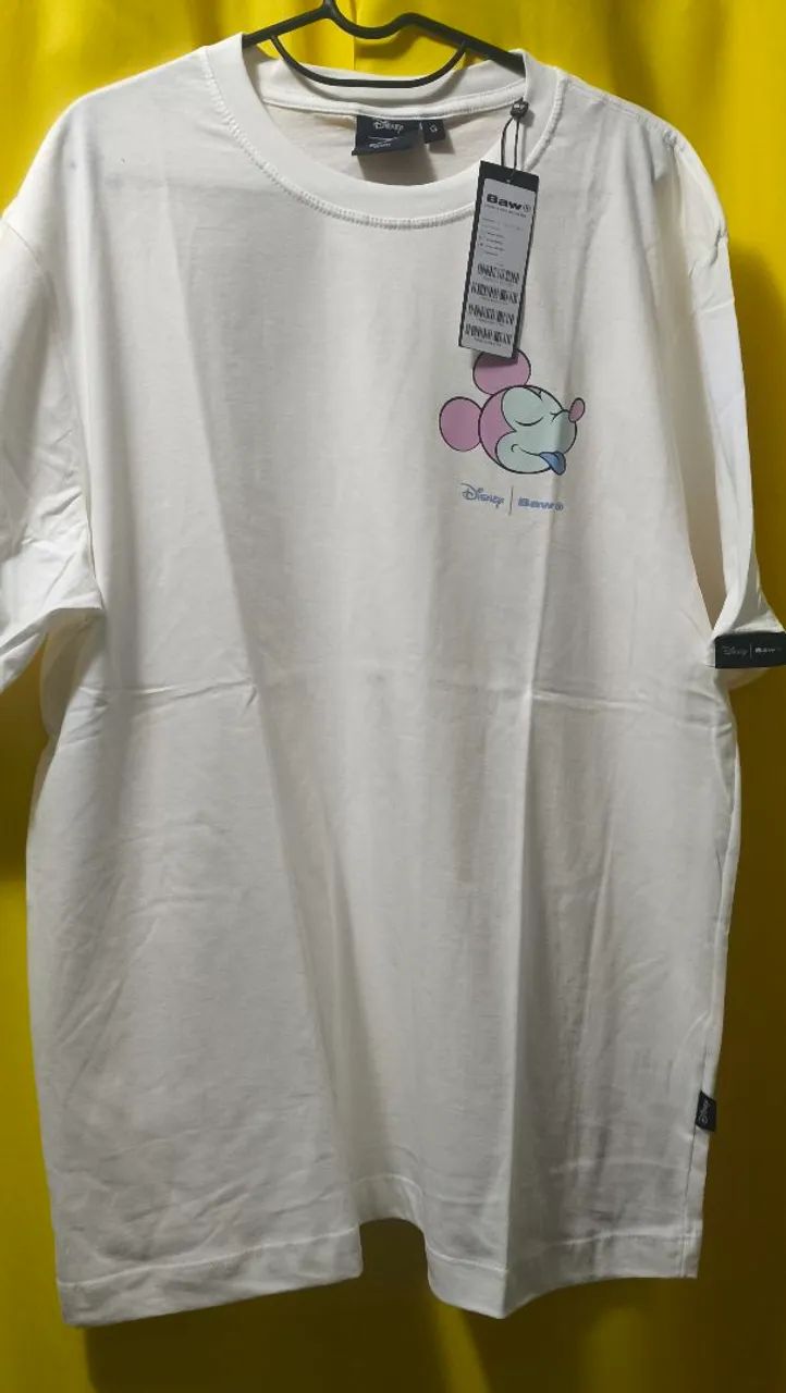 Camiseta FUN BAW X DISNEY Off White G