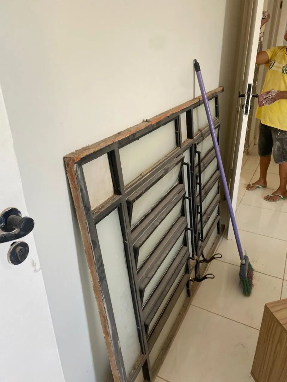 Janela de aluminio e vidro