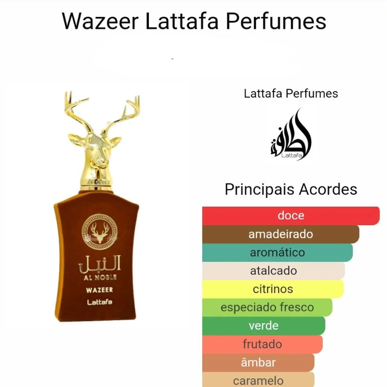 Perfume Árabe Wazeer Lattafa -100% Original - lacrados  - Foto 4