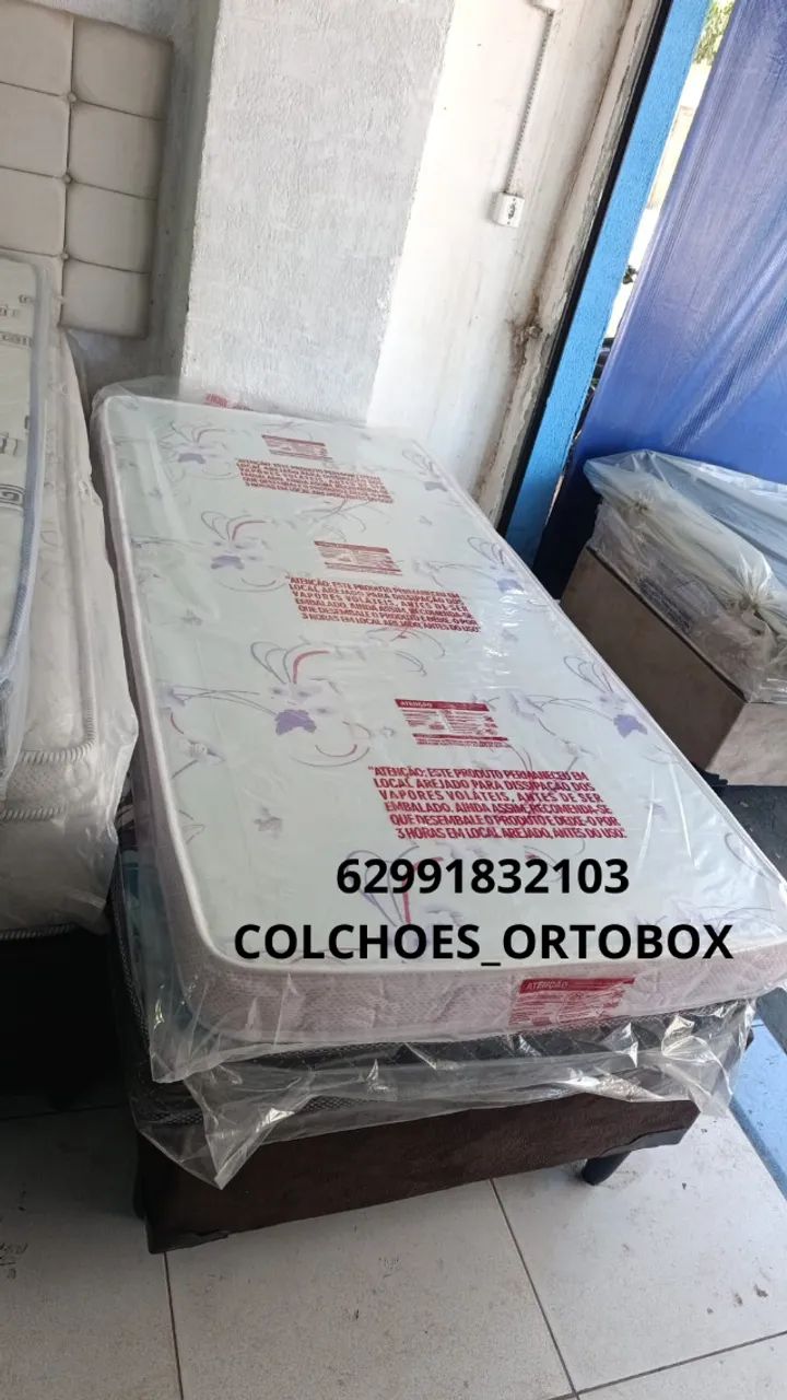 Colchão solteiro D20 da ortobom de 12 cm de altura