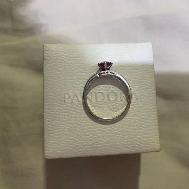 Anel Pandora Original - Prata - You & Me - Solitário - Foto 2