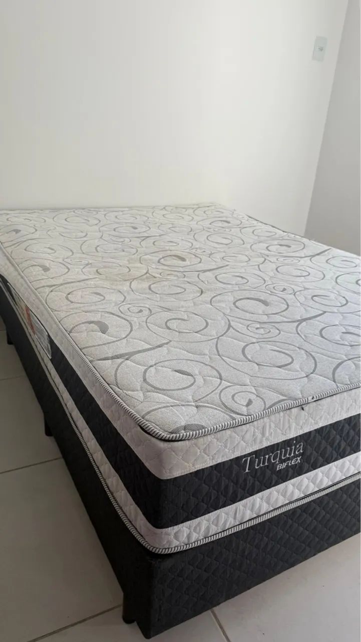 Cama Box Casal Turquia Biflex - Não entregamos. Apenas retirada no local. 