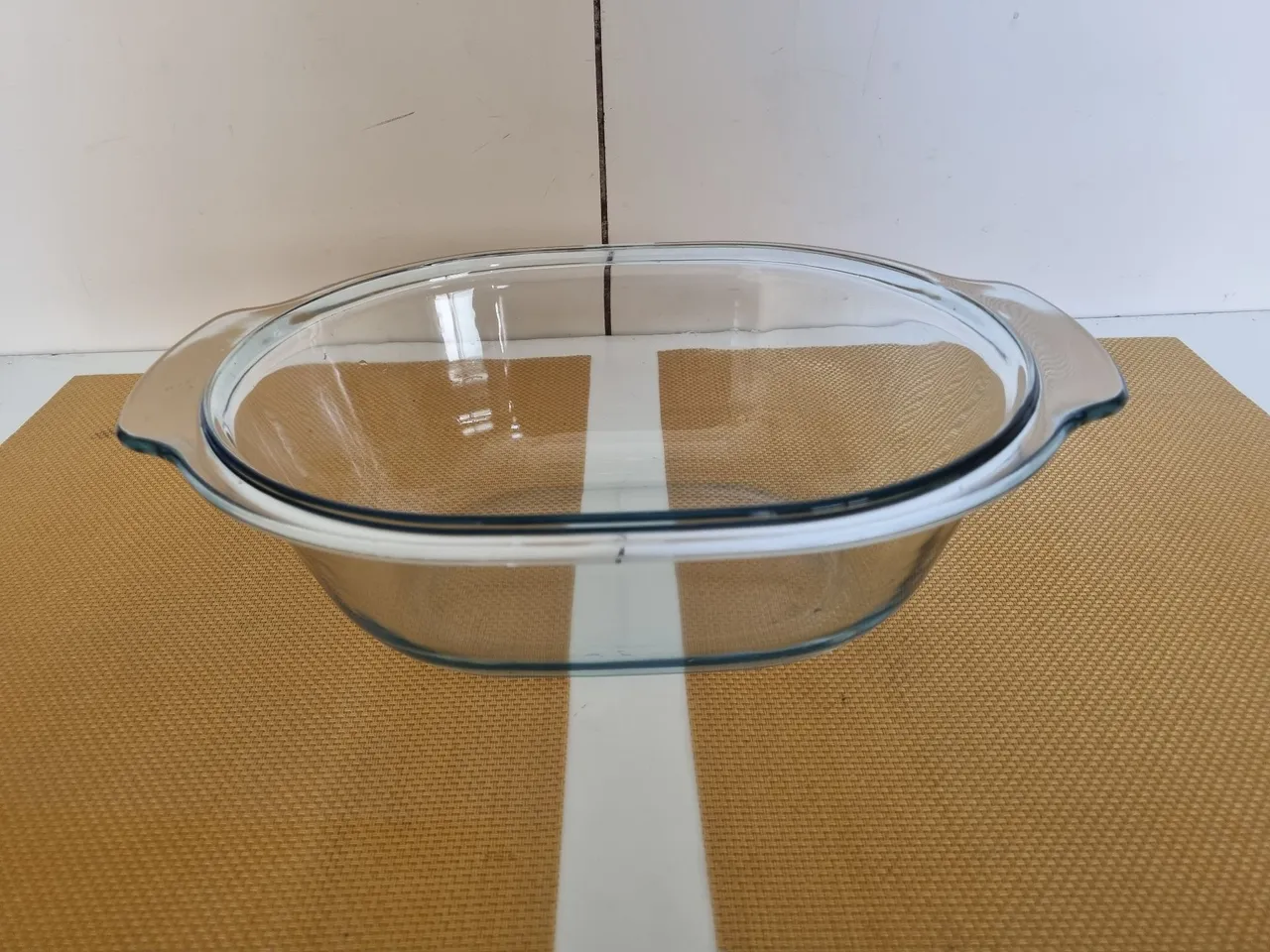 Forma de Vidro Refratário Oval