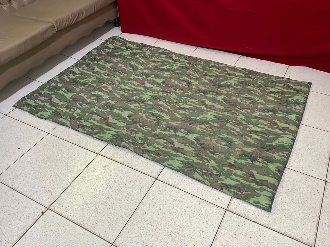 Edredom Camuflado Grosso de Solteiro 