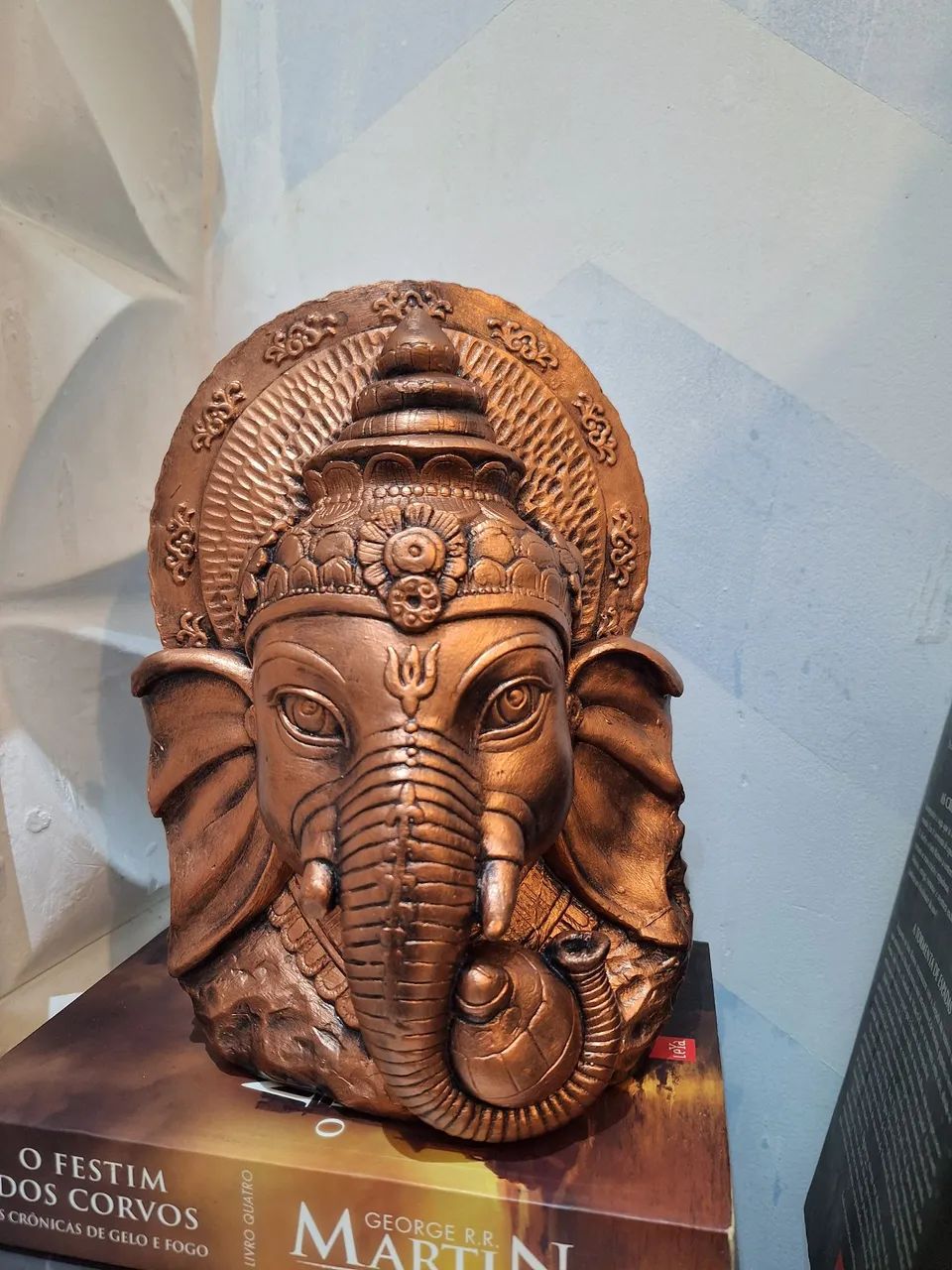 Escultura busto Ganesha