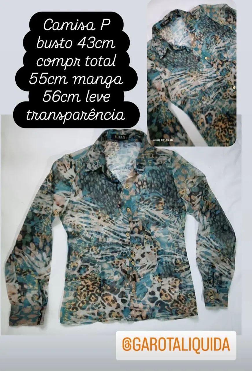 Camisa feminina P varios modelos - Foto 4