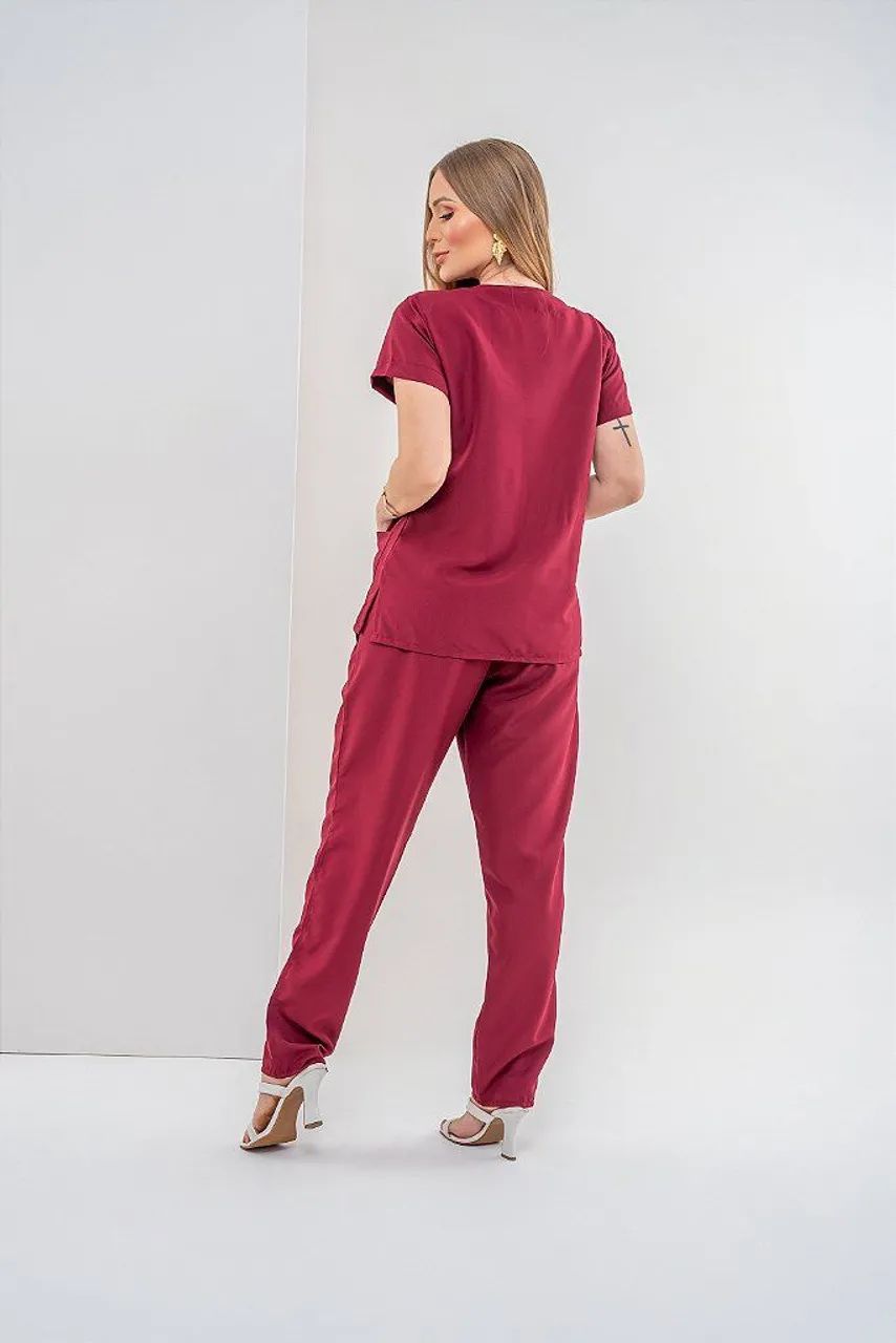 Scrub / conjunto privativo vinho - Foto 3