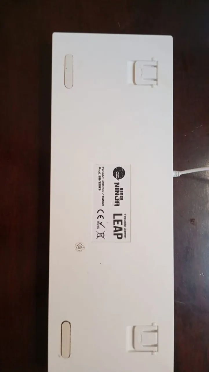 Teclado gamer ninja leap branco - Foto 2