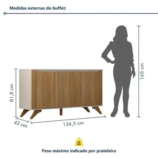 Buffet 3 portas 