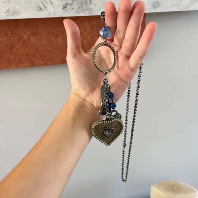 colar com pingentes de coração - Foto 3
