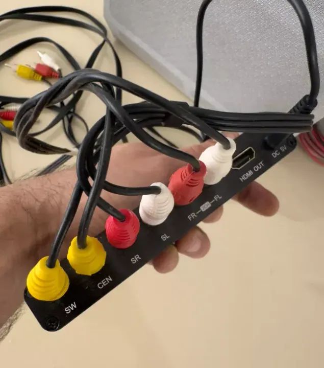 Kit Home Theater Ativo Extrator Hdmi Sistema 5.1 Gradiente - Foto 5