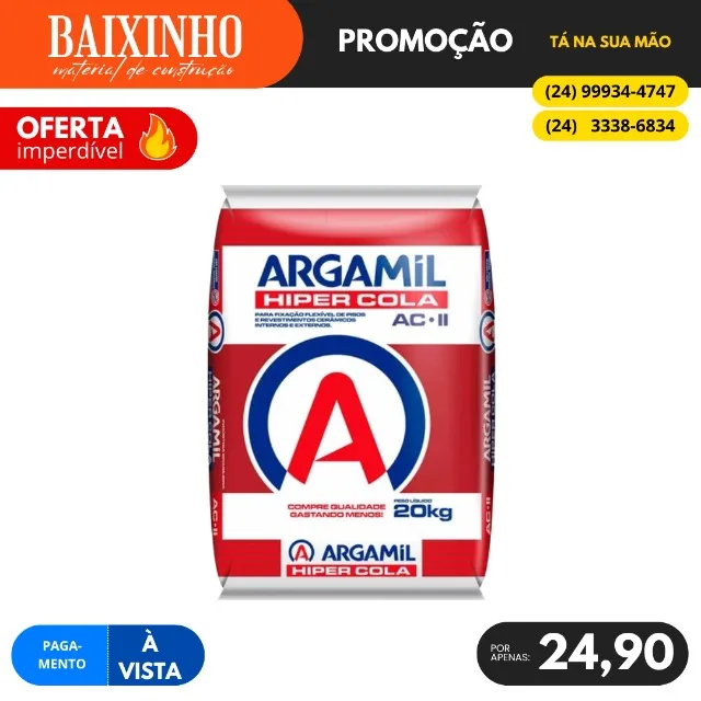 Argamassa AC2 Argamil