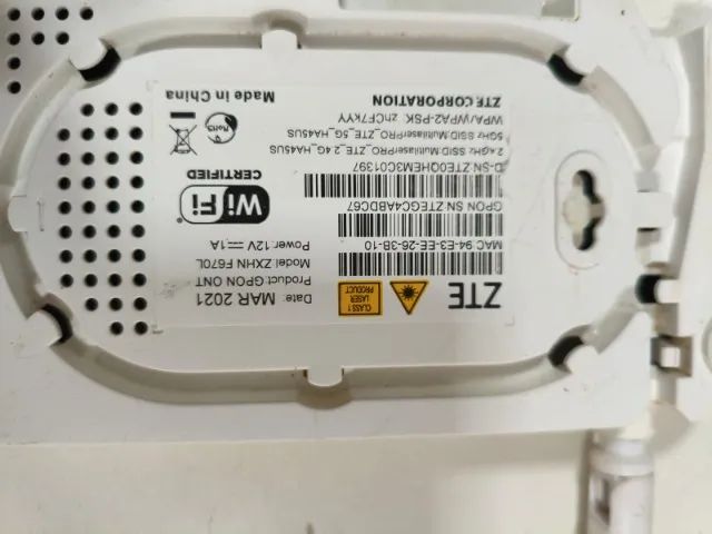 Ont Zte Zxhn F670l Ac1200 - Kit 10 Units With Power Supplies64291874997249121