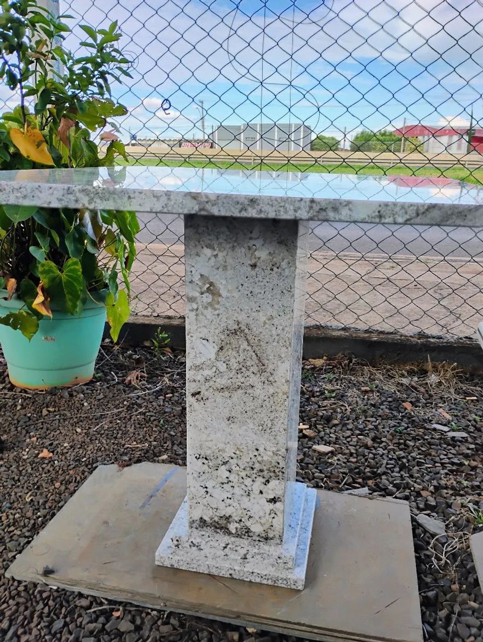 Mesa de Granito 90x90cm - Foto 4