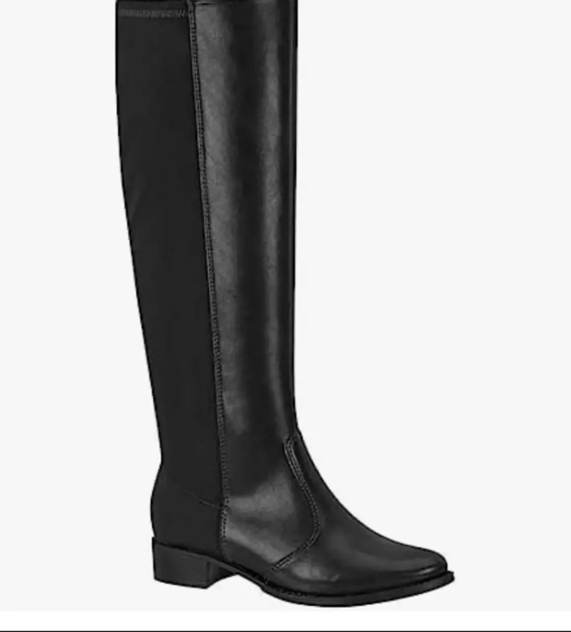 Bota de cano alto preta