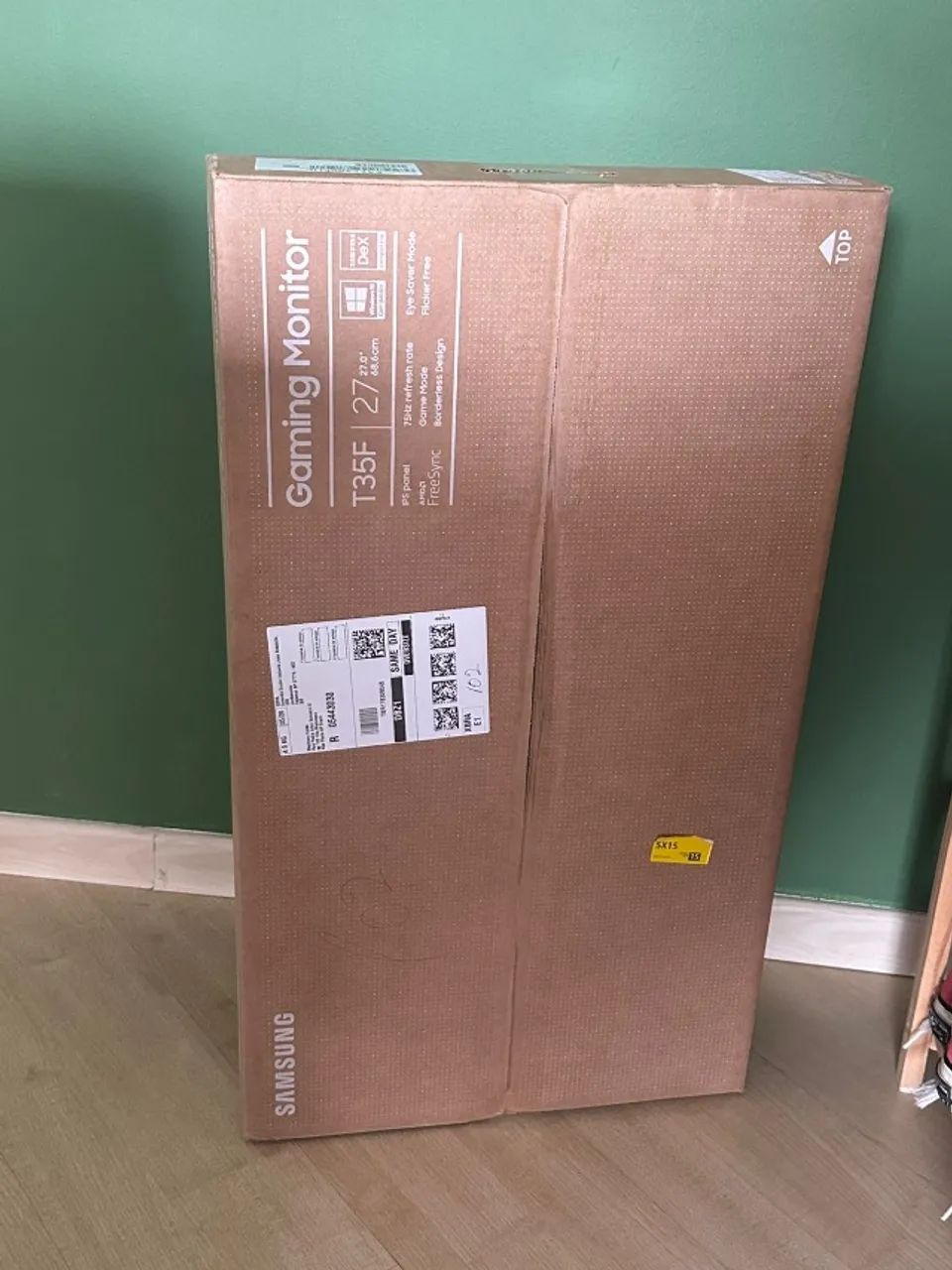 Monitor Gamer Samsung 27" FHD,75Hz, HDMI, VGA, Freesync,Preto, Série T350 - Foto 2