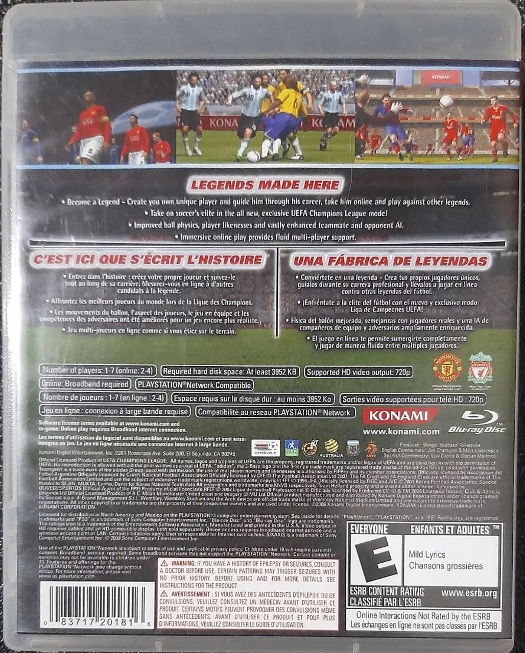 PES 2009 - Pro Evolution Soccer - PS3- semi-novo - Foto 4