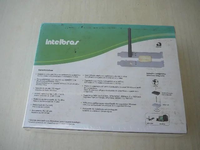 Placa de rede PCI Wireless Intelbras VPN 200 - nova - na caixa - Foto 2