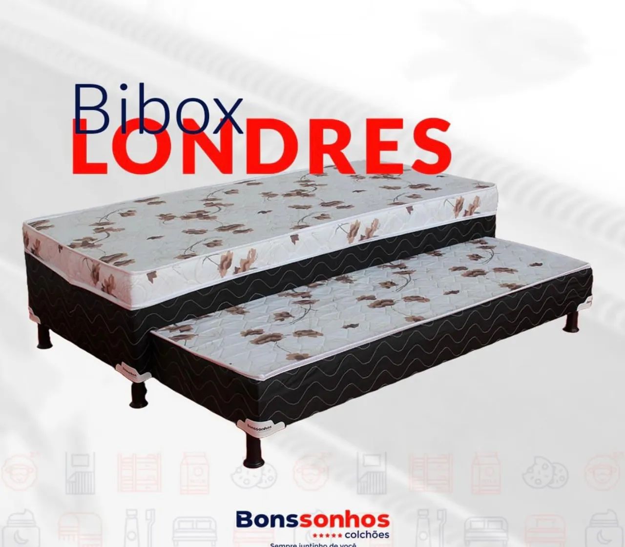 PROMOÇÃO CAMA BOX TEMOS APARTI DE 