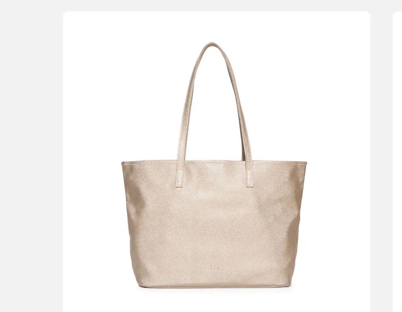 Bolsa tote dourada Eudora  - Foto 2