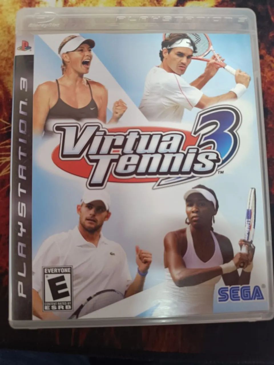 Jogo Seminovo Virtua Tennis 3 Ps3 - sem encarte interno