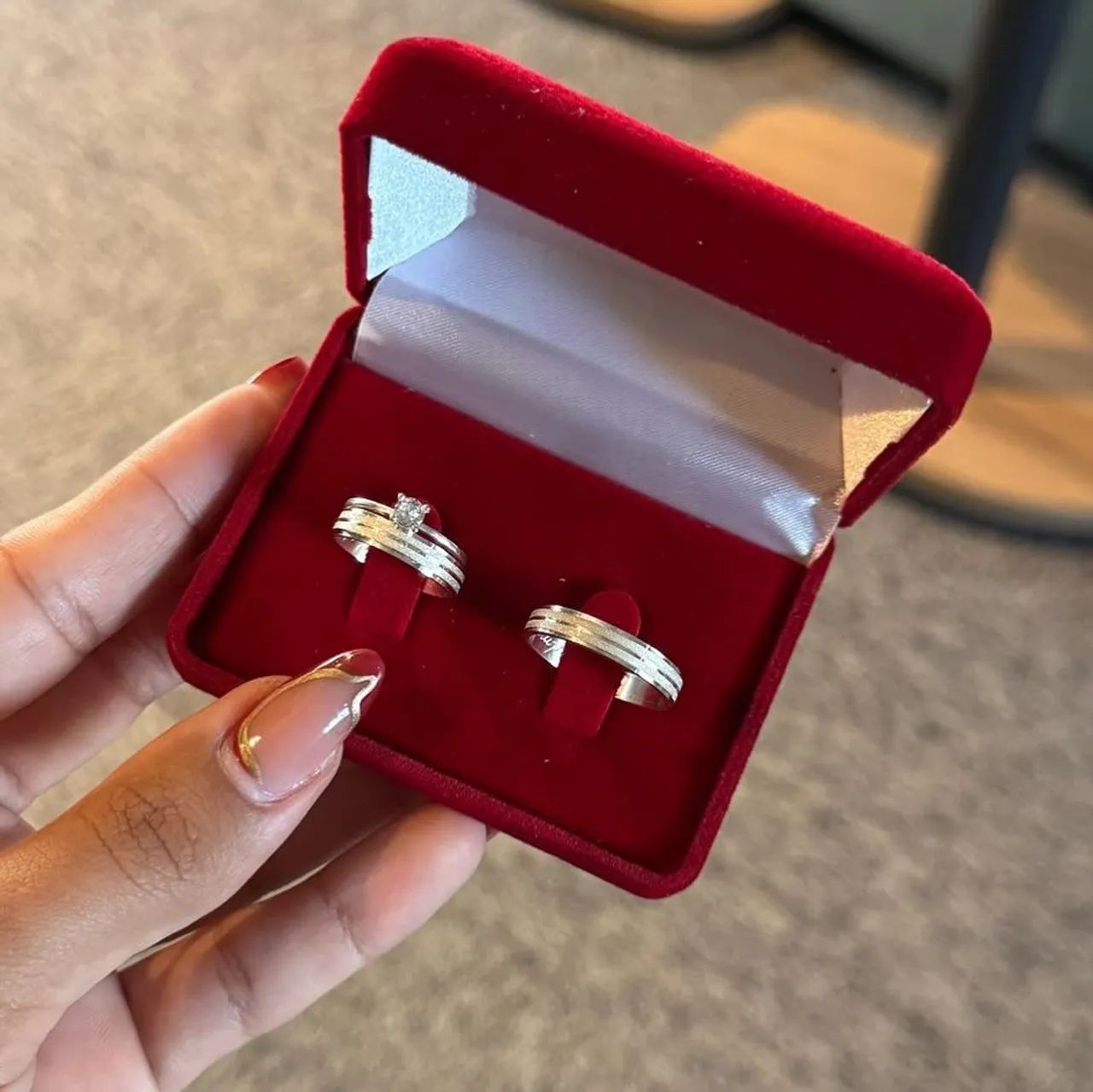 Anéis de compromisso com entrega grátis  - Foto 3