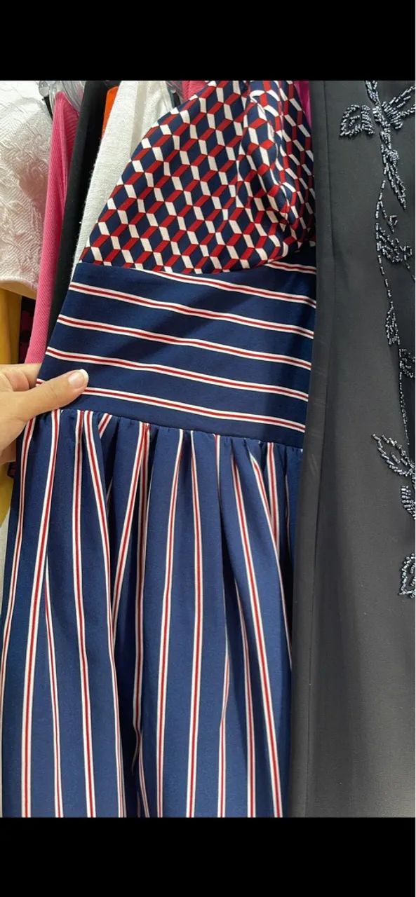 Vestido longo listrado - Foto 3