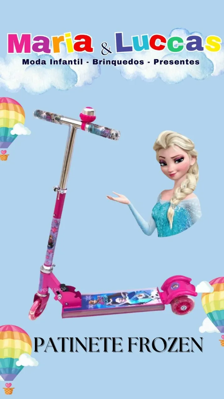 Patinete menina 