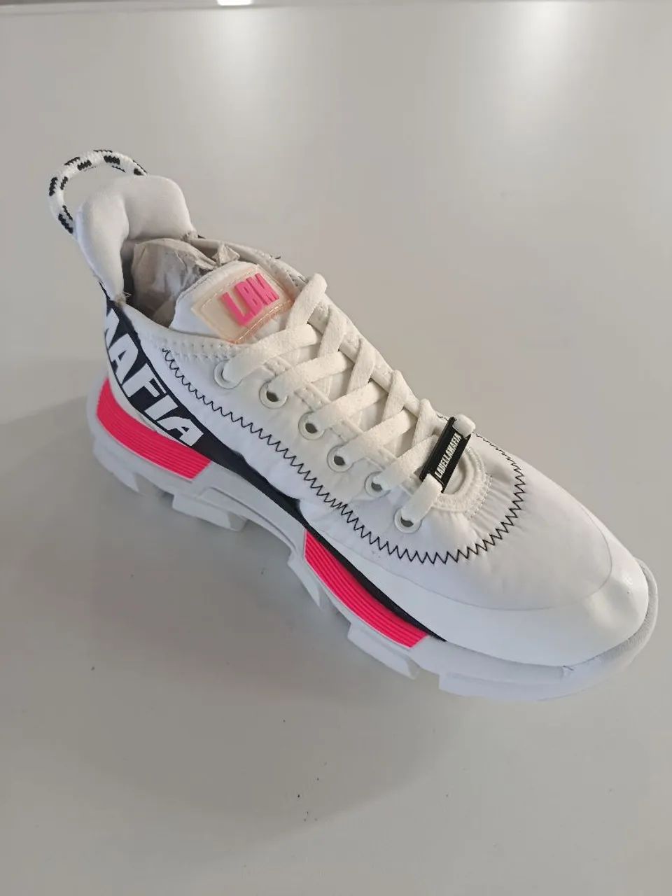 TENIS SATURN 3 LABELLAMAFIA BRANCO - Calçados - Feu Rosa, Serra